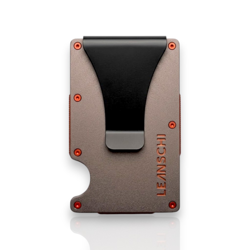 LEANSCHI Tech-Wallet – Μεταλλικό Πορτοφόλι & Θήκη Καρτών με Κλιπ Χαρτονομισμάτων & Προστασία RFID